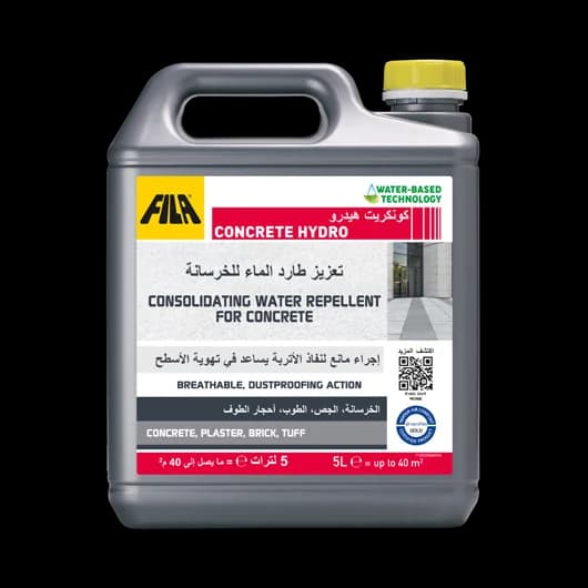 CONCRETE HYDRO consolidating water repellent for concrete for concrete, FILA UAE