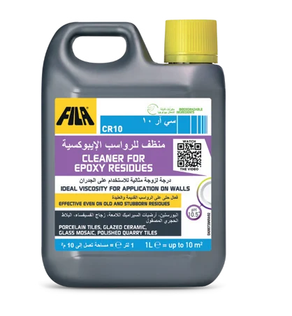 CR10 cleaner for epoxy residues for porcelain tiles, FILA UAE