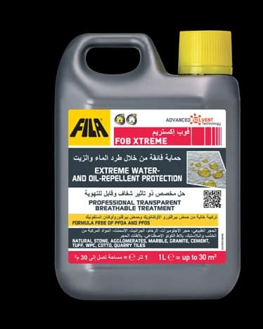 FOB XTREME extreme water- and oil-repellent protection for natural stone and agglomerates, FILA UAE