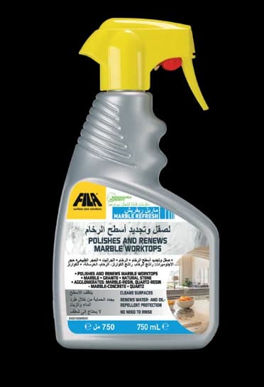 MARBLE REFRESH polishes and renews marble worktops for marble, FILA UAE