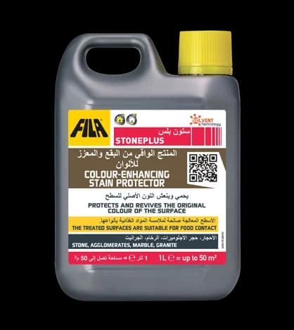 STONEPLUS water- and oil-repellent protective agent with reviving effect for stone and agglomerates, FILA UAE