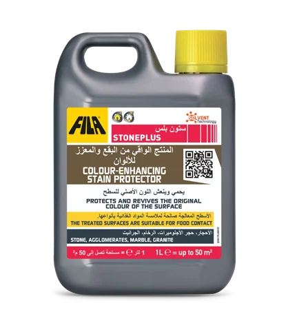 STONEPLUS water- and oil-repellent protective agent with reviving effect for stone and agglomerates, FILA UAE
