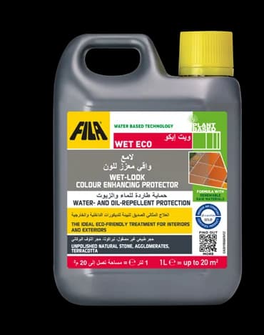 WET ECO wet-look colour enhancing protector for unpolished natural stones, FILA UAE