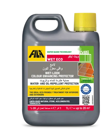WET ECO wet-look colour enhancing protector for unpolished natural stones, FILA UAE