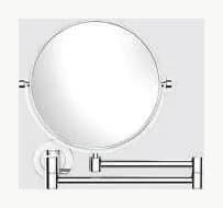 Double Arm Wall Mounted Reversible Plain / Magnifying (3X) Pivotal Mirror - ACN-1193N