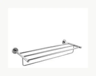 Towel Shelf with Lower Hangers - CPA-CHR-1181 - Chrome