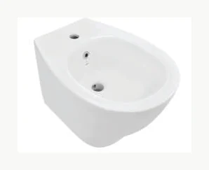 Wall Hung Bidet with Accessories Set - ACS-WHT-87153 - White