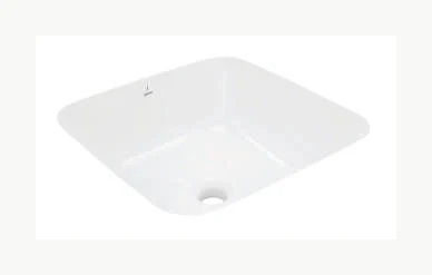 Under Counter Basin with Fixing Accessories, Shape: Square - LAS-WHT-91701 - White
