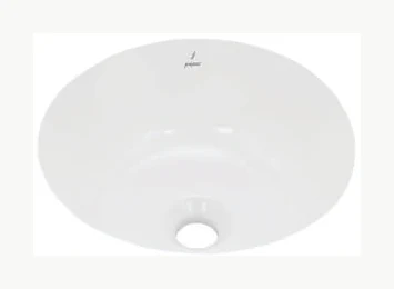 Under Counter Basin with Fixing Accessories, Shape: Round - LAS-WHT-91705 - White