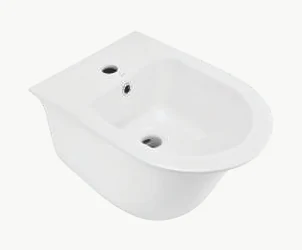 Wall Hung Bidet with Accessories Set - ONS-WHT-10153 - White