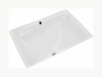 Under Counter Basin with Fixing Accessories - QPS-WHT-7701PM - White