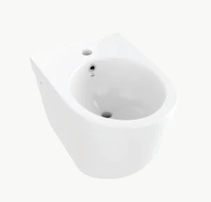 Floor Mounted Bidet with Fixing Accessories - SLS-WHT-6151N - White