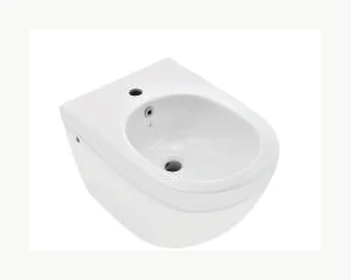 Wall Hung Bidet with Accessories Set - SLS-WHT-6153N - White