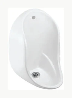 Urinal with Spreader Holeۯ and Fixing Accessories - URS-WHT-13261H - White