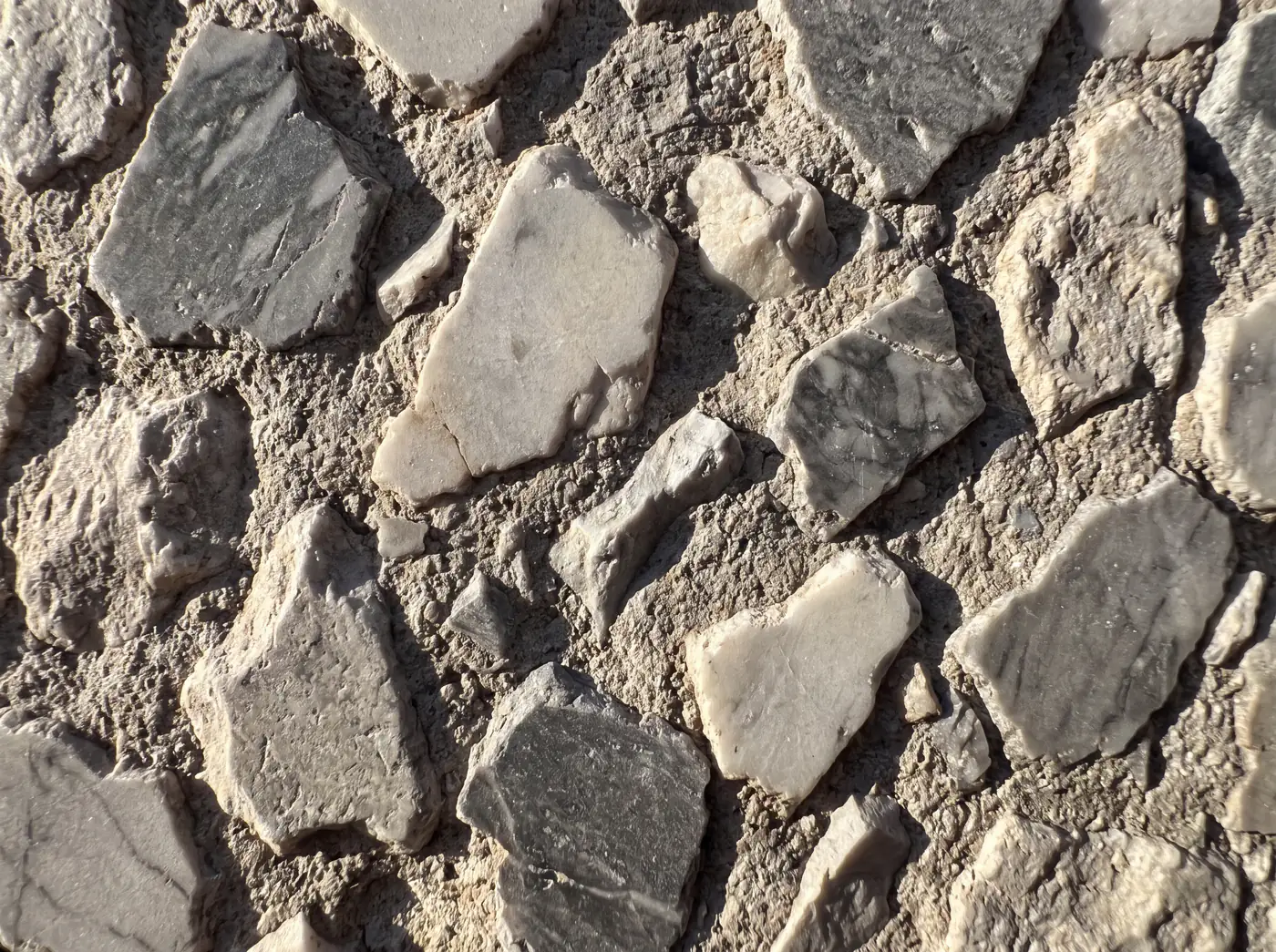KalingaStone terrazzo Urban finish - macro surface texture