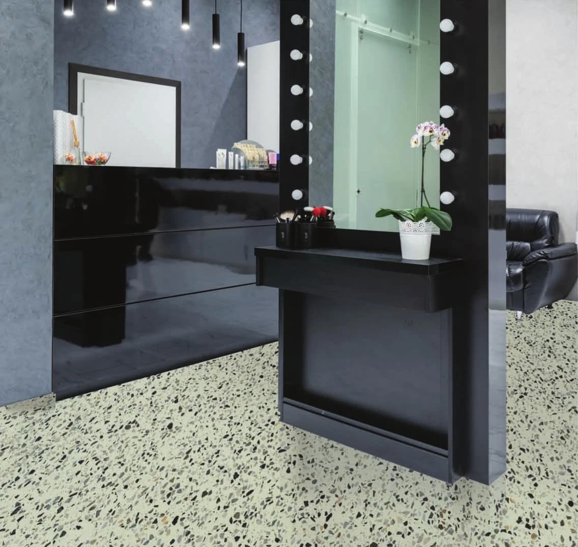 Elio terrazzo installed - KalingaStone catalogue application photograph