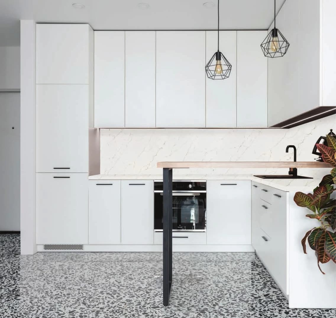 Navona terrazzo installed - KalingaStone catalogue application photograph